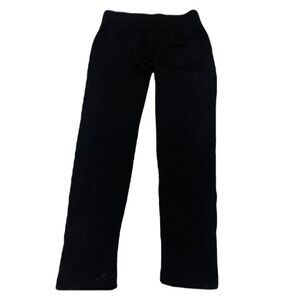 💜 Lemon Black Leggings Yoga Pants - Size M/M - Stretchy & Comfortable